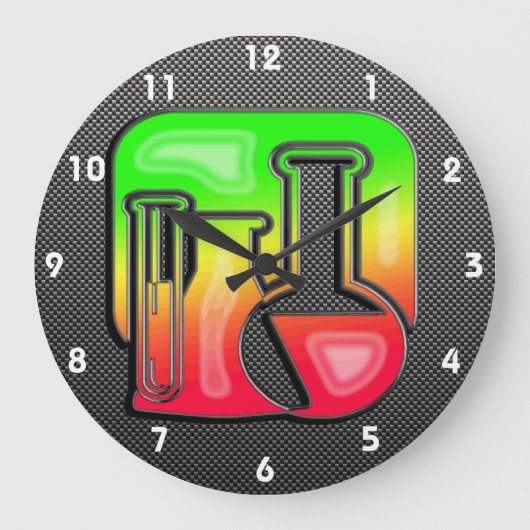 Grande Horloge Ronde Chimie lisse (Recto)