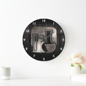 Grande Horloge Ronde Chimie robuste (Maison)