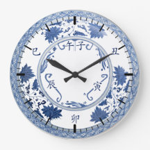 chinois traditionnel Di Zhi Clock (matin) de 地支钟上午