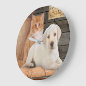 Grande Horloge Ronde Chiot (Angle)