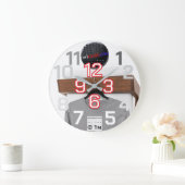 Grande Horloge Ronde ChiRadioLLC™ wallClock design by www.djelove.com (Maison)