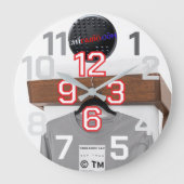 Grande Horloge Ronde ChiRadioLLC™ wallClock design by www.djelove.com (Recto)
