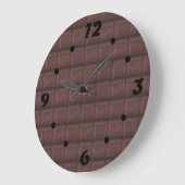 Grande Horloge Ronde chocolat au lait (Angle)
