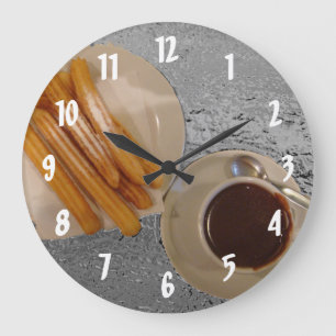 Grande Horloge Ronde Chocolat y Churros