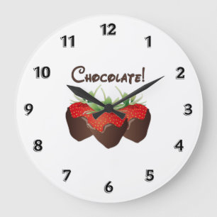 Grande Horloge Ronde Chocolate Strawberry