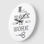 Grande Horloge Ronde Choisir la couleur de votre Arrière - plan (Angle)