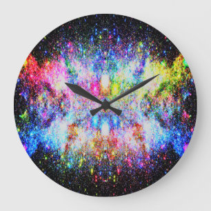 Grande Horloge Ronde Christmas en Space Clock