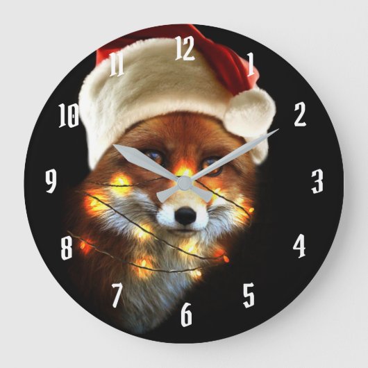 Grande Horloge Ronde Christmas fox (Recto)