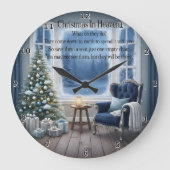 Grande Horloge Ronde Christmas Heaven Empty Chair (Recto)