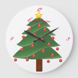 Grande Horloge Ronde Christmas Tree Thunder_Cove