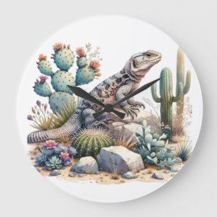 Grande Horloge Ronde Chuckwalla Chillin