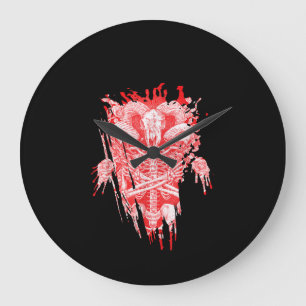 Grande Horloge Ronde Church Of Satan Venin All Hail Goat Satanic Baphom