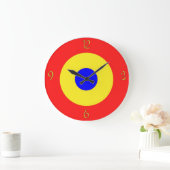 Grande Horloge Ronde Cible Bullseye (Maison)