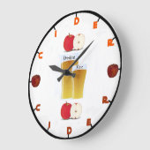 Grande Horloge Ronde Cider Wall (Angle)