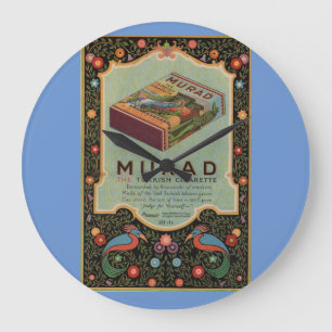 Grande Horloge Ronde Cigarettes de Murad et