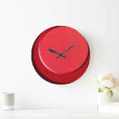 Grande Horloge Ronde Cinquante Montre Rouge Moderne Rétro (Maison)