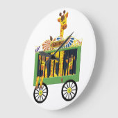 Grande Horloge Ronde Cirque Girafe (Angle)