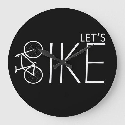 Grande Horloge Ronde Citations de VTT motivationnelles (Recto)