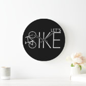 Grande Horloge Ronde Citations de VTT motivationnelles (Maison)