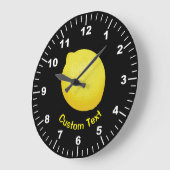 Grande Horloge Ronde Citron (Angle)