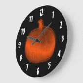 Grande Horloge Ronde Citrouille (Angle)