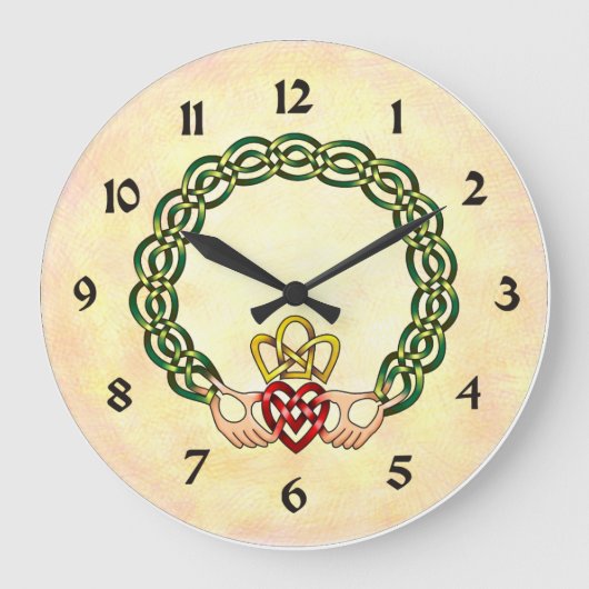 Grande Horloge Ronde Claddagh (Recto)