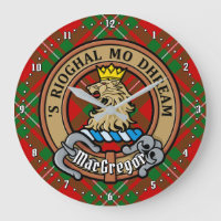 Clan Gregor Crest sur Tartan