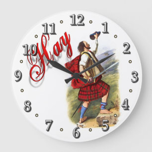 Grande Horloge Ronde Clan Hay Scottish