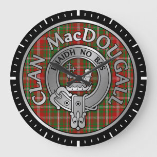Grande Horloge Ronde Clan MacDougall Crest & Tartan