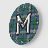 Grande Horloge Ronde Clan MacDowall McDowell Letter M (Angle)