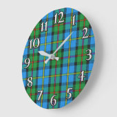 Grande Horloge Ronde Clan MacLeod Harris Tartan (Angle)