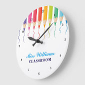 Grande Horloge Ronde Classe de Cute Custom (Angle)