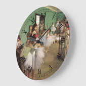 Grande Horloge Ronde Classe de danse par degrés, Ballet d'impressionnis (Angle)