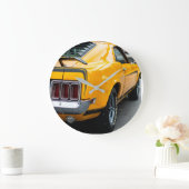 Grande Horloge Ronde Classic Mustang Super Car (Maison)