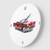 GRANDE HORLOGE RONDE ****CLASSIQUE 57 CHEVY***** FERMER (Angle)