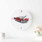 GRANDE HORLOGE RONDE ****CLASSIQUE 57 CHEVY***** FERMER (Maison)