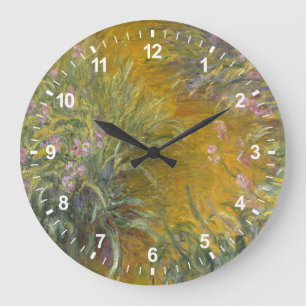 Grande Horloge Ronde Claude Monet   le chemin à travers les iris