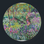 Grande Horloge Ronde Claude Monet - Le jardin de l'artiste à Giverny<br><div class="desc">Claude Monet - Le jardin de l'artiste à Giverny</div>
