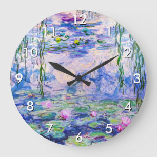Grande Horloge Ronde Claude Monet - Nymphéas / Water Lilies 1919