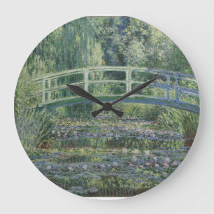 Grande Horloge Ronde Claude Monet - Pont D'Eau Et Pont Japonais
