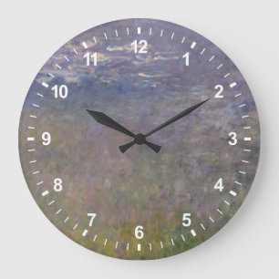 Grande Horloge Ronde Claude Monet   Water Lilies Agapanthus