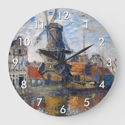 Grande Horloge Ronde Claude Monet - Windmill, Amsterdam (Recto)