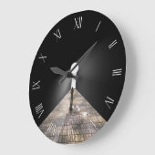 Grande Horloge Ronde Clavier dans l'espace (Angle)
