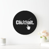 Grande Horloge Ronde Clickbait. (Maison)