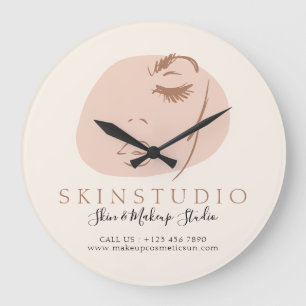 Grande Horloge Ronde Clinique de cosmétique Esthéticienne Spa de beauté