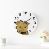 Grande Horloge Ronde Clock Airedale (Maison)