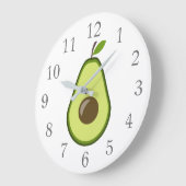 Grande Horloge Ronde Clock Avocado (Angle)