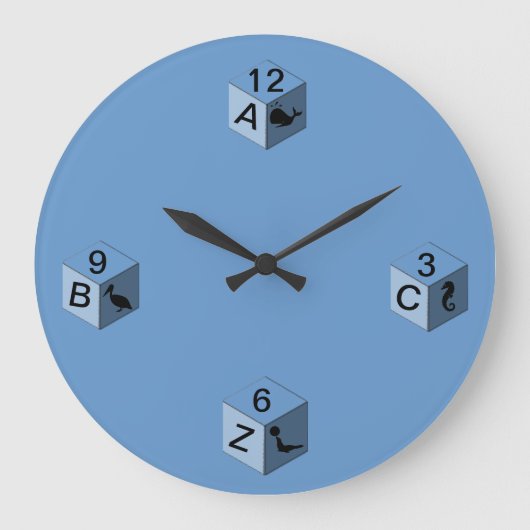 Grande Horloge Ronde Clock Baby Block (Recto)
