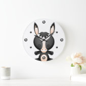 Grande Horloge Ronde Clock Baby Donkey (Maison)