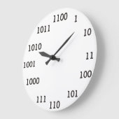 Grande Horloge Ronde Clock binaire (Angle)
